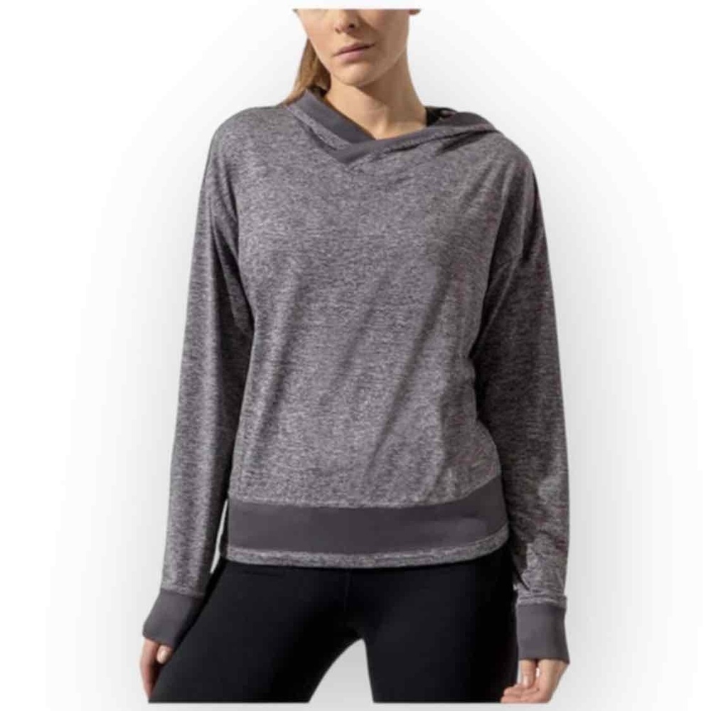 NWT Mondetta Soft Performance Hoodie – Purple Melange – Women’s Size Small - Picture 1 of 9